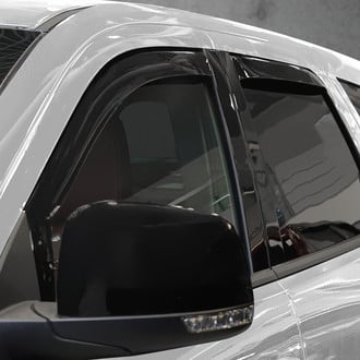 Clim Art® - In-Channel Dark Smoke Front and Rear Side Window Deflectors