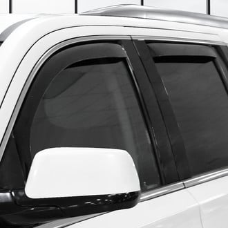 Clim Art® - In-Channel Dark Smoke Front and Rear Side Window Deflectors
