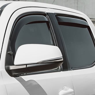 Clim Art® - In-Channel Dark Smoke Front and Rear Side Window Deflectors