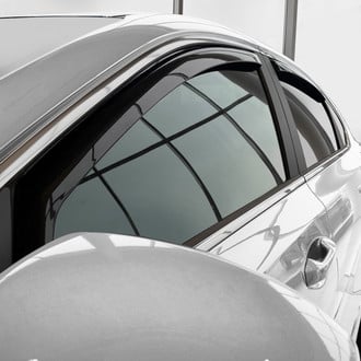 Clim Art® - In-Channel Dark Smoke Front and Rear Side Window Deflectors