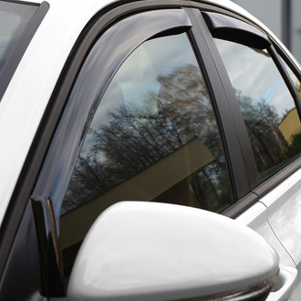 Clim Art® - In-Channel Dark Smoke Front and Rear Side Window Deflectors