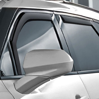 Clim Art® - In-Channel Dark Smoke Front and Rear Side Window Deflectors