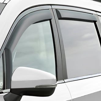 Clim Art® - In-Channel Dark Smoke Front and Rear Side Window Deflectors