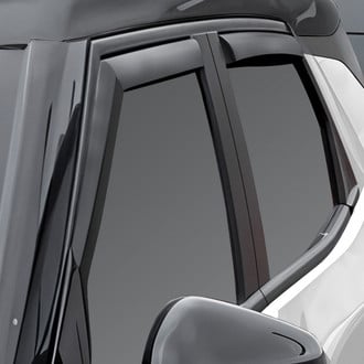 Clim Art® - In-Channel Dark Smoke Front and Rear Side Window Deflectors