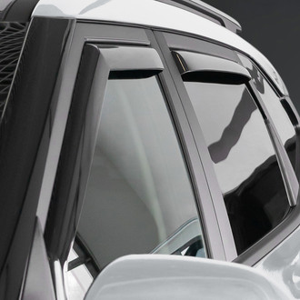 Clim Art® - In-Channel Dark Smoke Front and Rear Side Window Deflectors