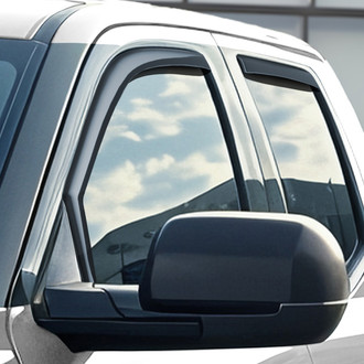 Clim Art® - In-Channel Dark Smoke Front and Rear Side Window Deflectors