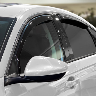 Clim Art® - In-Channel Dark Smoke Front and Rear Side Window Deflectors