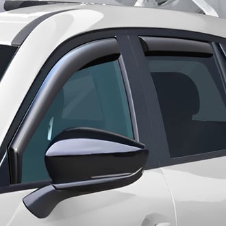 Clim Art® - In-Channel Dark Smoke Front and Rear Side Window Deflectors