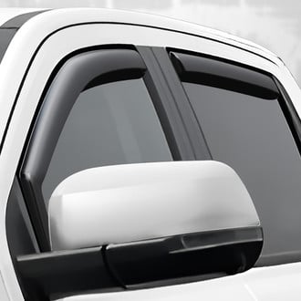 Clim Art® - In-Channel Dark Smoke Front and Rear Side Window Deflectors