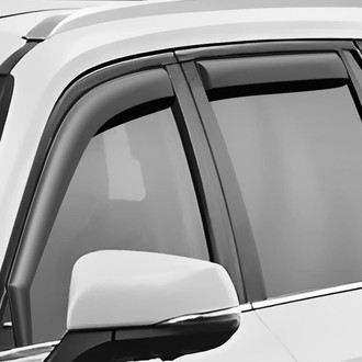 Clim Art® - In-Channel Dark Smoke Front and Rear Side Window Deflectors