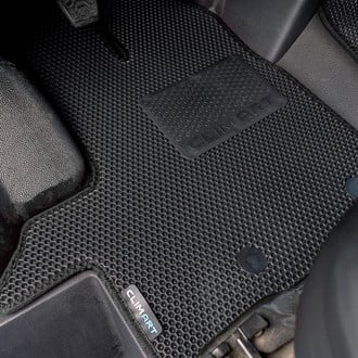 Clim Art® - All-Weather 1st Row Black Rubber Floor Mats