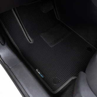 Clim Art® - All-Weather 1st & 2nd Row Black Rubber Floor Mat Set