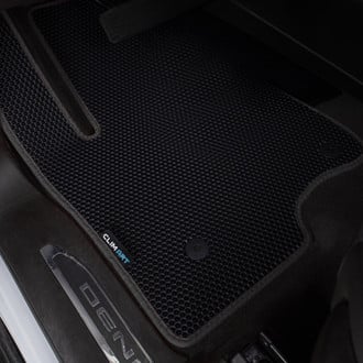 Clim Art® - All-Weather 1st & 2nd Row Black Rubber Floor Mat Set