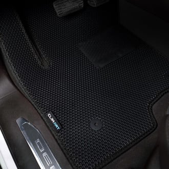 Clim Art® - All-Weather 1st & 2nd Row Black Rubber Floor Mat Set