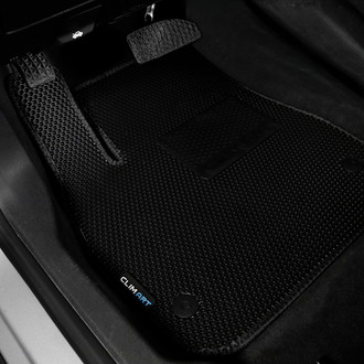 Clim Art® - All-Weather 1st & 2nd Row Black Rubber Floor Mat Set