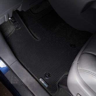 Clim Art® - All-Weather 1st, 2nd & 3rd Row Black Rubber Floor Mat Set