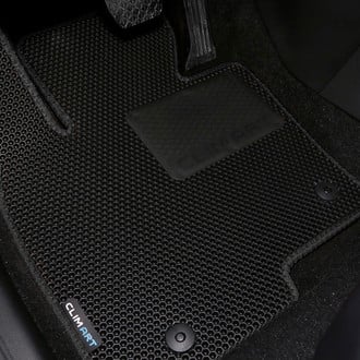 Clim Art® - All-Weather 1st, 2nd & 3rd Row Black Rubber Floor Mat Set