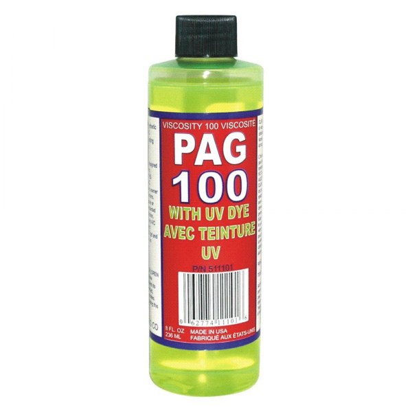 Cliplight® - PAG-100 Refrigerant Oil with Fluorescent Leak Detection Dye, 8 oz