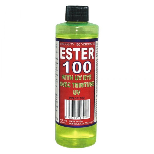 Cliplight® - Ester 100 Refrigerant Oil with Fluorescent Leak Detection Dye, 8 oz