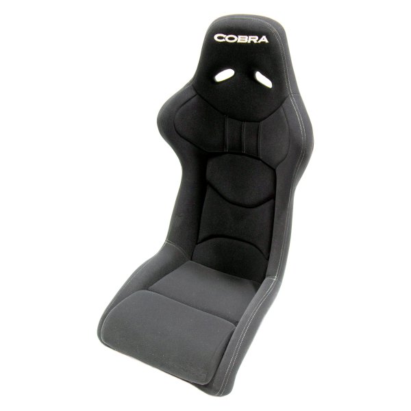 Cobra Seats® - Nogaro Circuit Style GRP Composite Low Profile Racing Seats, Black Perlon Fabric
