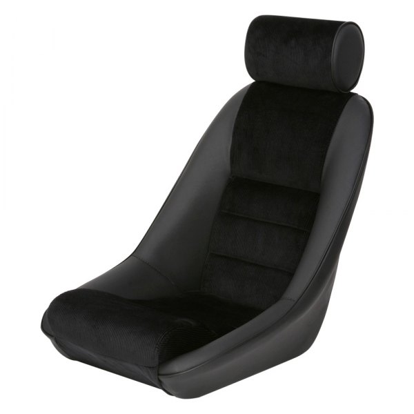 Cobra Seats® - Classic RS Headrest Black Leather Race Seat