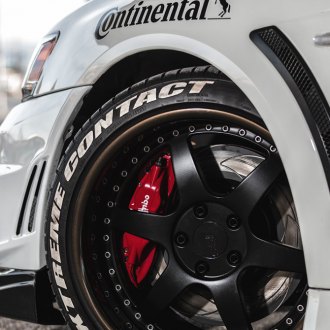 CONTINENTAL® - Extreme Contact Tire on White Car