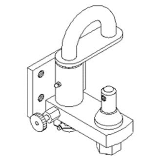 Convert-A-Ball® - Body Mount Bolt-On Pintle Hitch