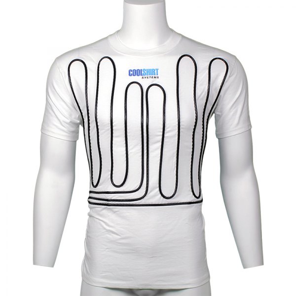 Coolshirt® - Cool Water White 100% Cotton XXL Shirt