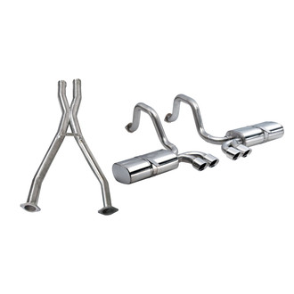 Corsa® - Sport™ 304 SS Cat-Back Exhaust System with Quad Rear Exit