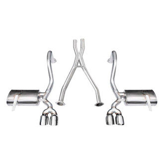 Corsa® - Xtreme™ 304 SS Cat-Back Exhaust System with Quad Rear Exit