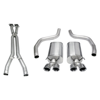 Corsa® - Sport™ 304 SS Cat-Back Exhaust System with Quad Rear Exit