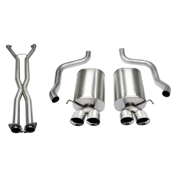 Corsa® - Sport™ 304 SS Cat-Back Exhaust System, Chevy Corvette