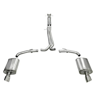 Corsa® - Sport™ 304 SS Cat-Back Exhaust System with Split Rear Exit