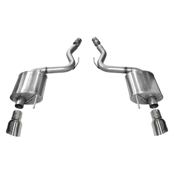 Corsa® - Touring™ 304 SS Axle-Back Exhaust System, Ford Mustang