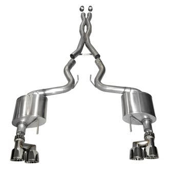 Corsa® - Xtreme™ 304 SS Cat-Back Exhaust System with Quad Rear Exit