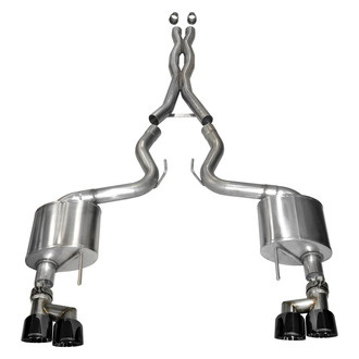 Corsa® - Xtreme™ 304 SS Cat-Back Exhaust System with Quad Rear Exit