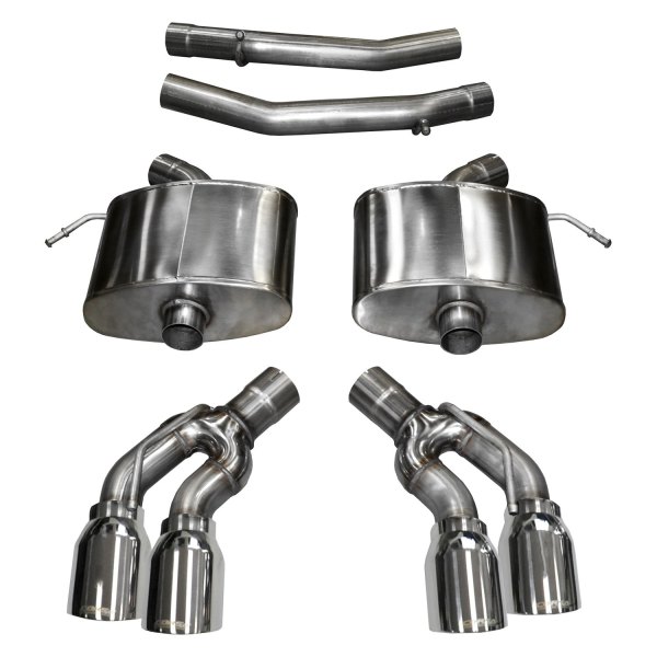 Corsa® - Sport™ 304 SS Axle-Back Exhaust System, Cadillac CTS