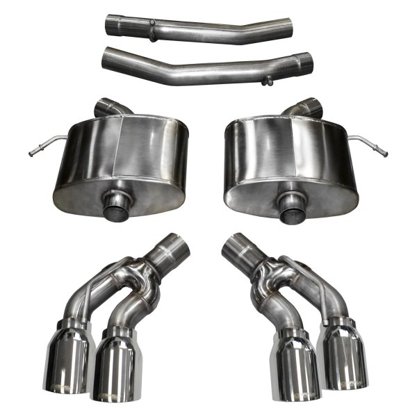 Corsa® - Xtreme™ 304 SS Axle-Back Exhaust System, Cadillac CTS