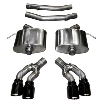 Corsa® - Xtreme™ 304 SS Axle-Back Exhaust System with Quad Rear Exit