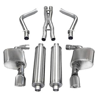 Corsa® - Xtreme™ 304 SS Cat-Back Exhaust System with Split Rear Exit