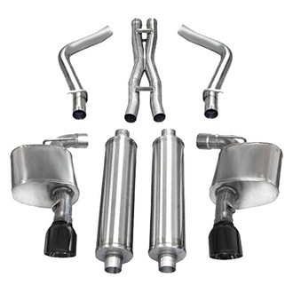 Corsa® - Xtreme™ 304 SS Cat-Back Exhaust System with Split Rear Exit