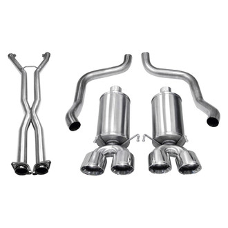 Corsa® - Xtreme™ 304 SS Cat-Back Exhaust System with Quad Rear Exit