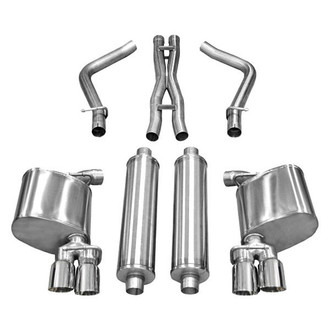 Corsa® - Xtreme™ 304 SS Cat-Back Exhaust System with Quad Rear Exit