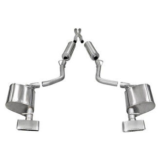 Corsa® - Xtreme™ 304 SS Cat-Back Exhaust System with Split Rear Exit