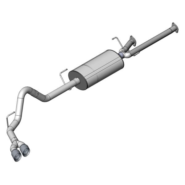 Corsa® 14572 - Sport™ 304 SS Cat-Back Exhaust System with Dual Side Exit