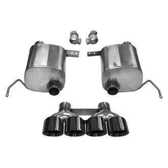 Corsa® - Xtreme™ 304 SS Valve-Back Exhaust System with Quad Rear Exit