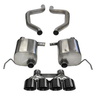 Corsa® 14766BLK - Xtreme™ 304 SS Axle-Back Exhaust System with Quad Rear Exit