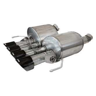 Corsa® - Sport to Xtreme™ 304 SS Active Valve Valve-Back Exhaust System with Quad Rear Exit