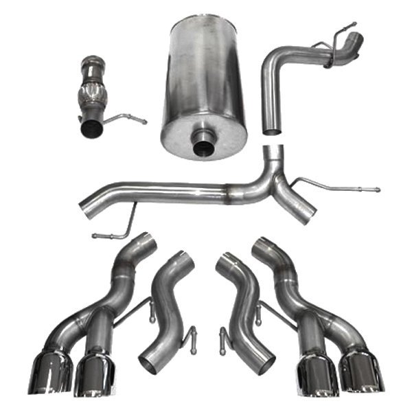 Corsa® - Sport™ 304 SS Cat-Back Exhaust System, Cadillac Escalade