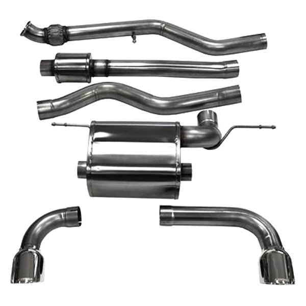 Corsa® - Touring™ 304 SS Cat-Back Exhaust System, BMW 3-Series